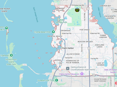 Map Of Palm Harbor, FL