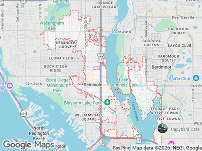 Map Of Seminole, FL